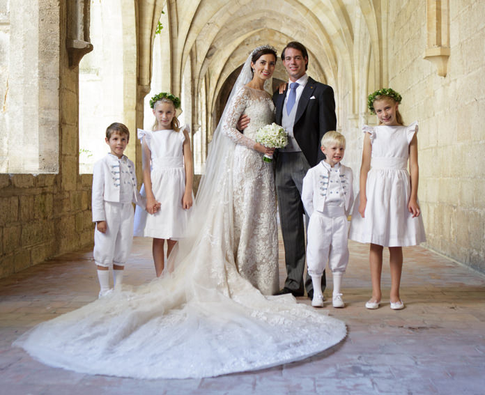 Prince Felix of Luxembourg Royal wedding with CLaire lademacher- page boy outfits and flower girl dresses Little Eglantine